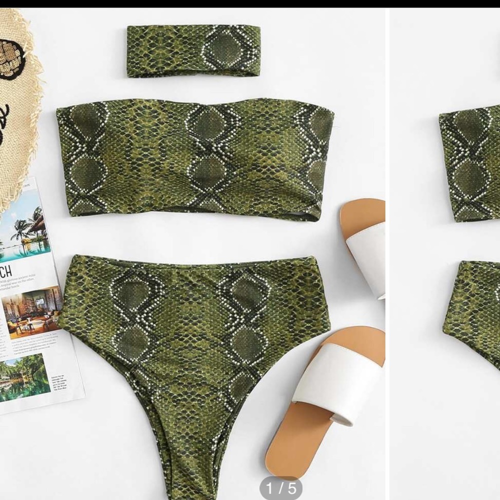 High weist Bathingsuit with chocker